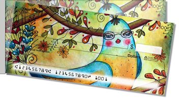 In the Garden Side Tear Personalized Checks