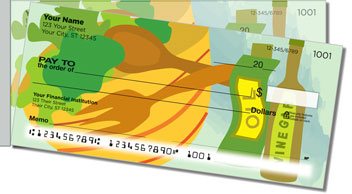 In the Kitchen Side Tear Personalized Checks