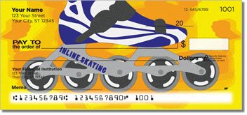 Inline Skating Personalized Checks