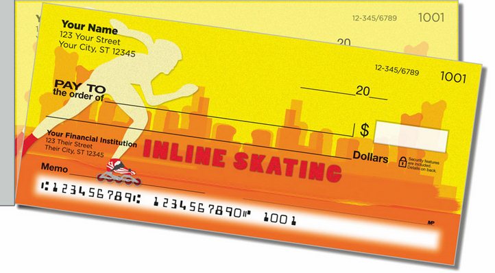 Inline Skating Side Tear Personal Checks