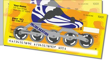 Inline Skating Side Tear Personalized Checks