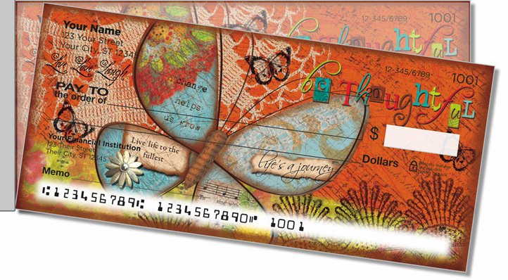 Inspired Wings Side Tear Personal Checks