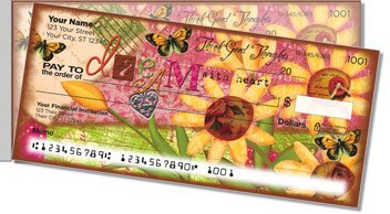Inspired Wings Side Tear Personalized Checks