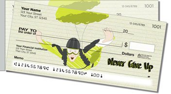 Inspiring Doodle Side Tear Personalized Checks