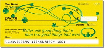 Irish Proverb Personalized Checks
