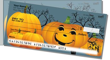 Jack-o-Lantern Side Tear Design Checks