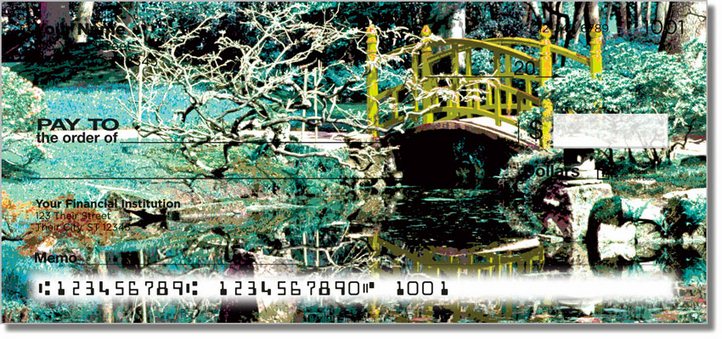 Japanese Garden Personal Checks