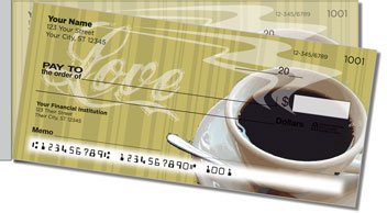 Java Love Side Tear Personalized Checks