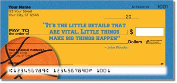 John Wooden Personalized Checks