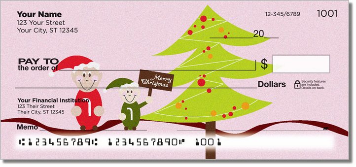 Jolly Elf Personal Checks