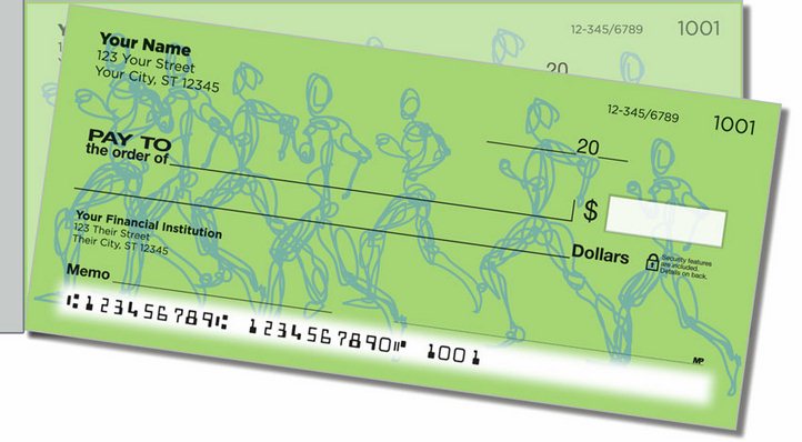 Joy of Running Side Tear Personal Checks