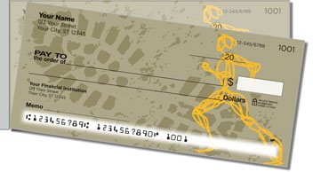 Joy of Running Side Tear Personalized Checks