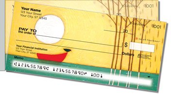 Joyful Art Side Tear Personalized Checks