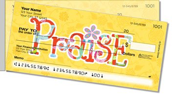 Joyful Floral Side Tear Design Checks