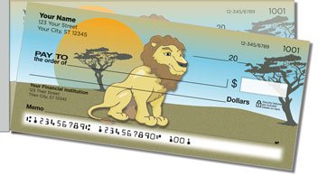 Jungle Buddy Side Tear Personalized Checks