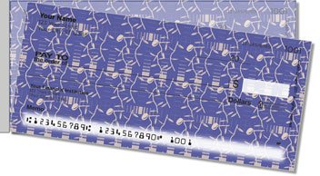 Jungle Print Side Tear Design Checks