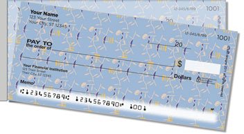 Jungle Print Side Tear Personalized Checks