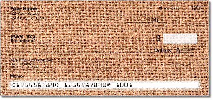 Jute Rug Personal Checks