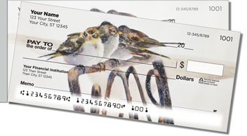 Kay Smith Bird Side Tear Personalized Checks