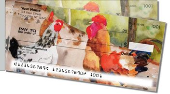 Kay Smith Chicken Side Tear Design Checks