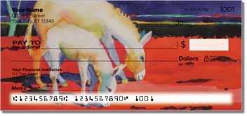 Kay Smith Donkey Personalized Checks