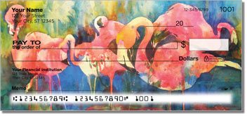 Kay Smith Flamingo Checks
