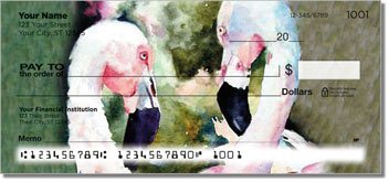 Kay Smith Flamingo Personalized Checks