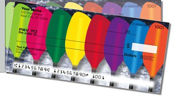 Kayak Side Tear Personalized Checks