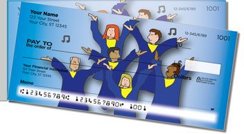 Kid Choir Side Tear Personalized Checks
