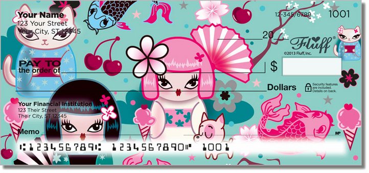 Kimono Cutie Personal Checks
