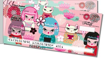 Kimono Cutie Side Tear Personalized Checks