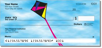 Kite Flying Personalized Checks