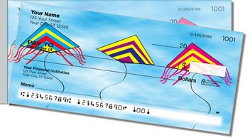 Kite Flying Side Tear Design Checks