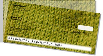 Knitting and Stitching Side Tear Personalized Checks