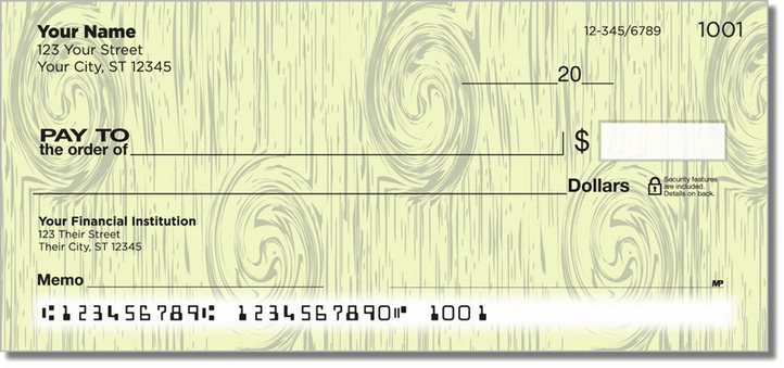 Knots in Wood Personal Checks