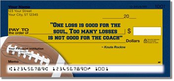 Knute Rockne Checks