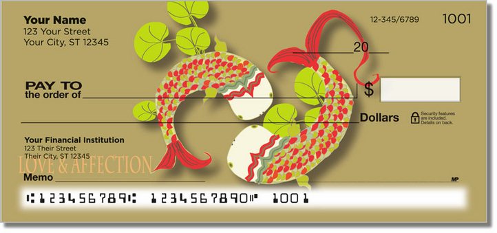 Koi Fish Personal Checks