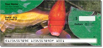 Koi Pond Personalized Checks