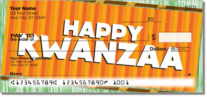 Kwanzaa Personal Checks