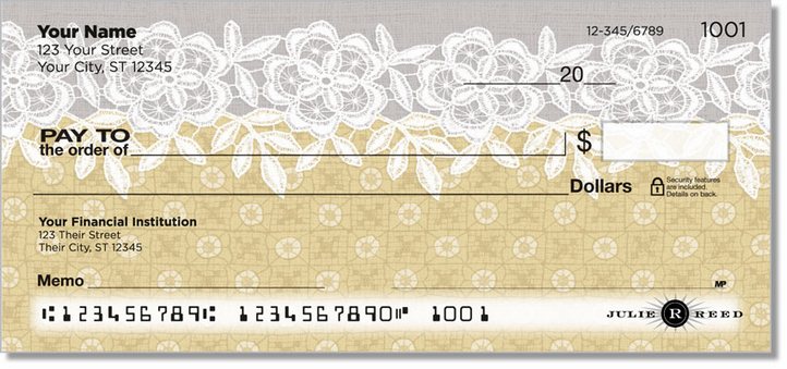 Lace Border Personal Checks