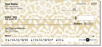 Lace Border Checks