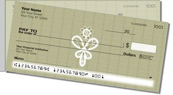 Lace Doily Side Tear Personalized Checks