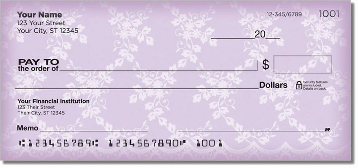 Lace Personal Checks
