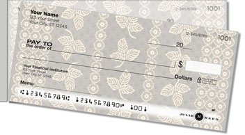 Lace Rose Side Tear Design Checks