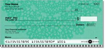 Large Doily Personalized Checks