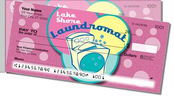 Laundromat Side Tear Design Checks