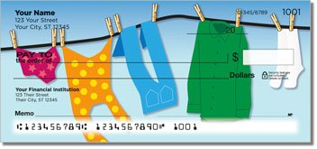 Laundry Day Personalized Checks