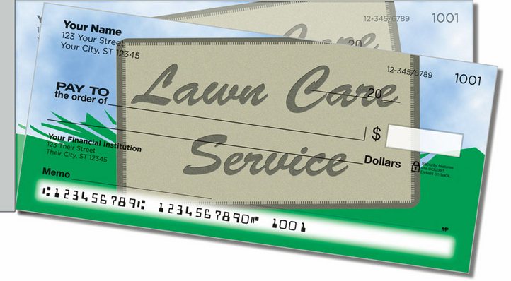 Lawn Care Side Tear Personal Checks