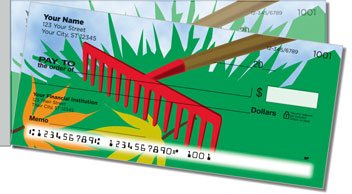 Lawn Care Side Tear Personalized Checks