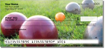 Lawn Game Personalized Checks